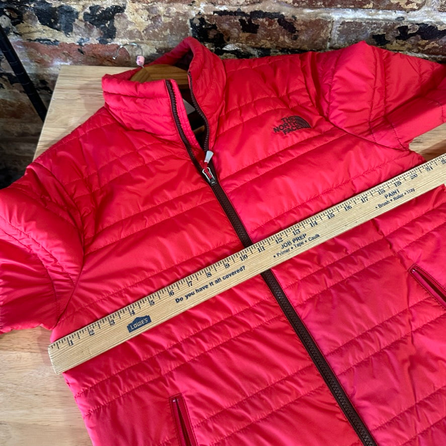 North Face Red Puffer Jacket Mens Small