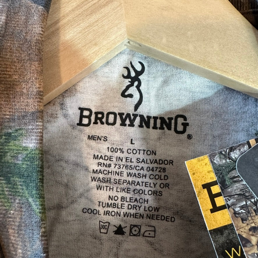 Browning Large L/S Camo T-Shirt NEW