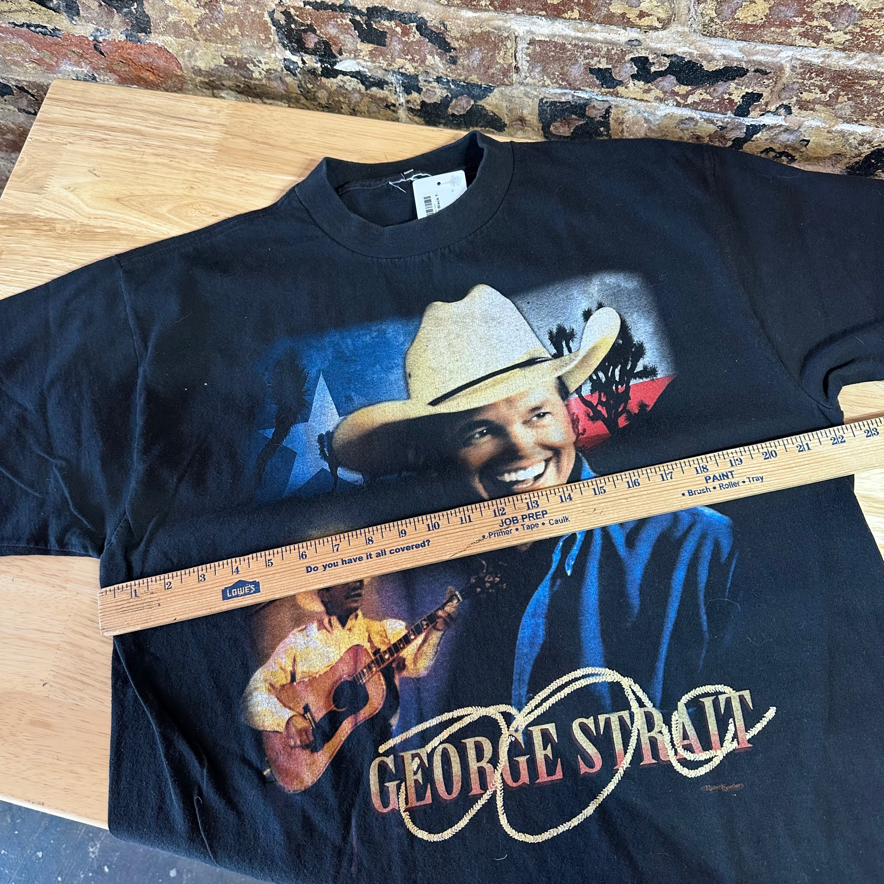 VTG George Strait Men's Large S/S T-Shirt