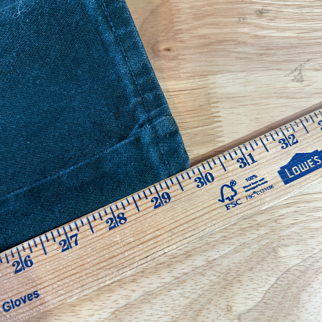 VTG Wrangler Mens Green Denim Pants Sz 34x30 Jeans Straight Leg Made in USA 936