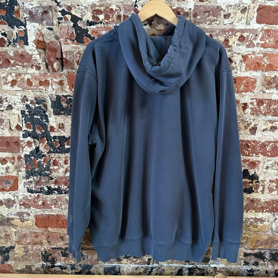 Carhartt Blue Hoodie Sweatshirt Mens XL