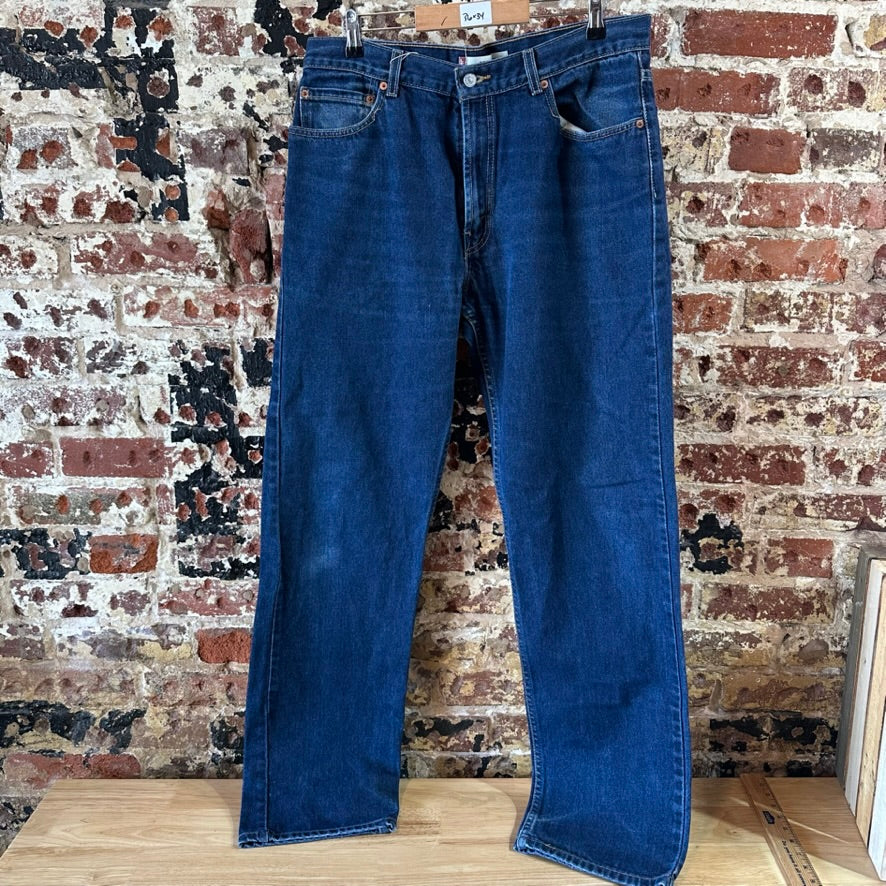 Levi's 505 Mens 36x34 Blue Jeans