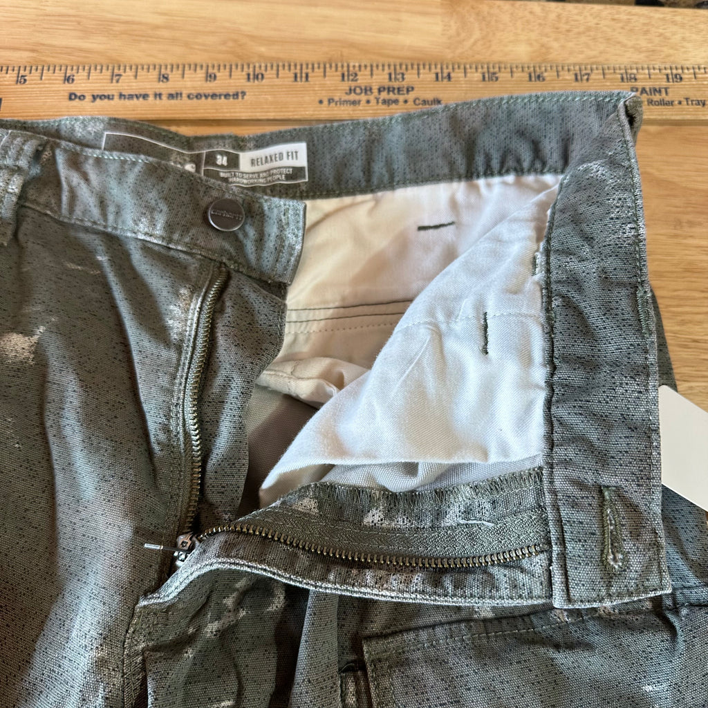 Carhartt CAmo Cargo Shorts Mens 34