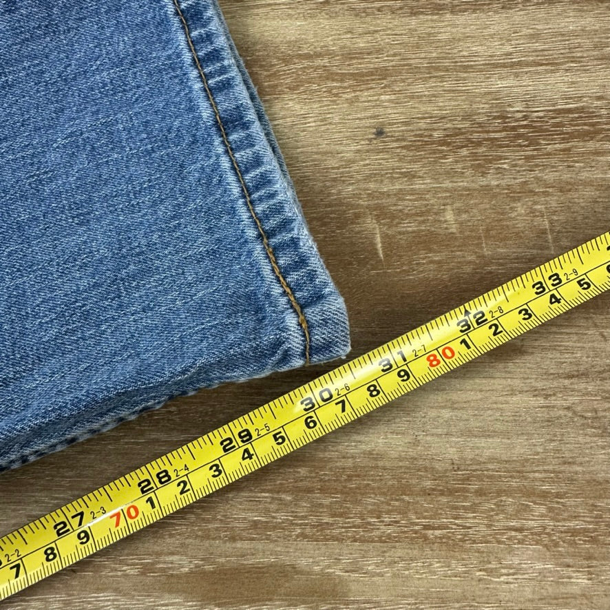 Levis 505 Jeans Mens 36x32 Regular Zip fly Blue denim Levi's