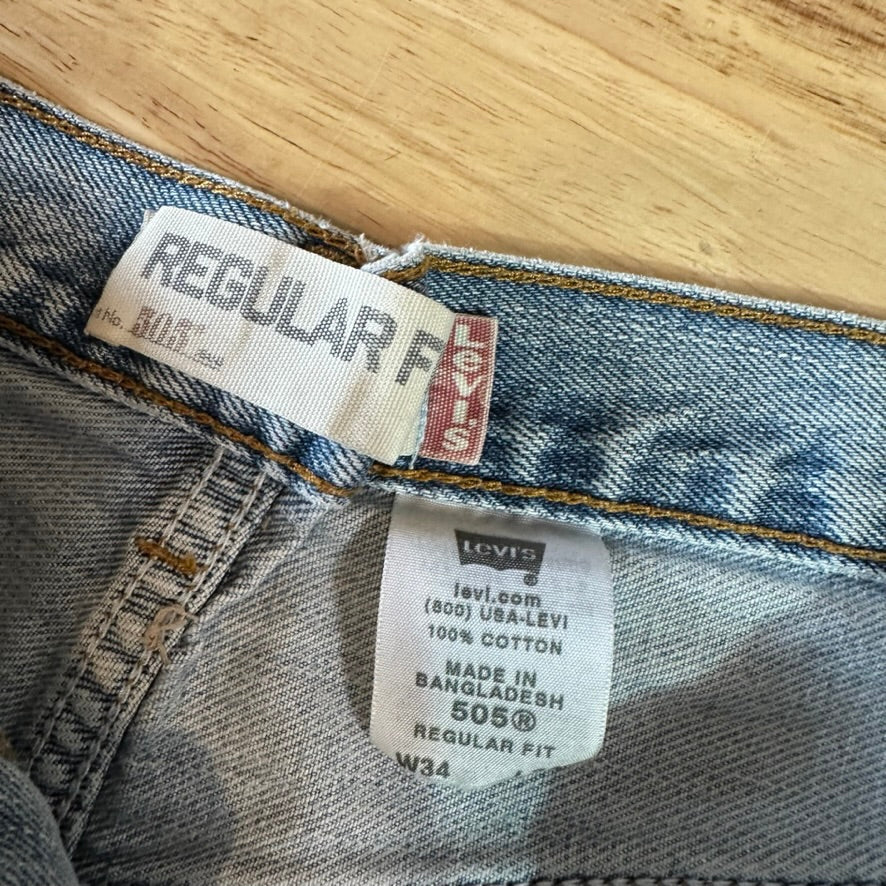Levi's Cut off Jean Shorts Womens 34