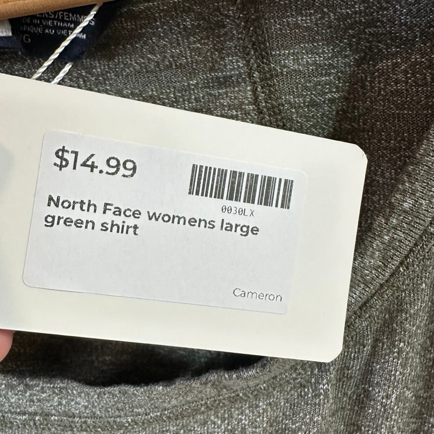 The North Face Womens Large green Shirt