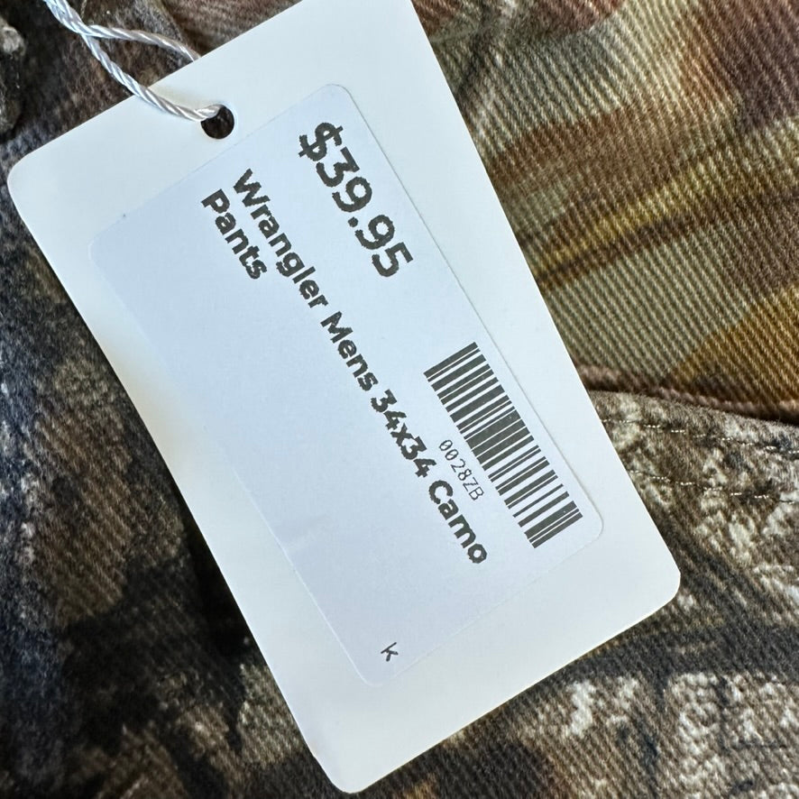 Wrangler Mens 34x34 Camo Jeans