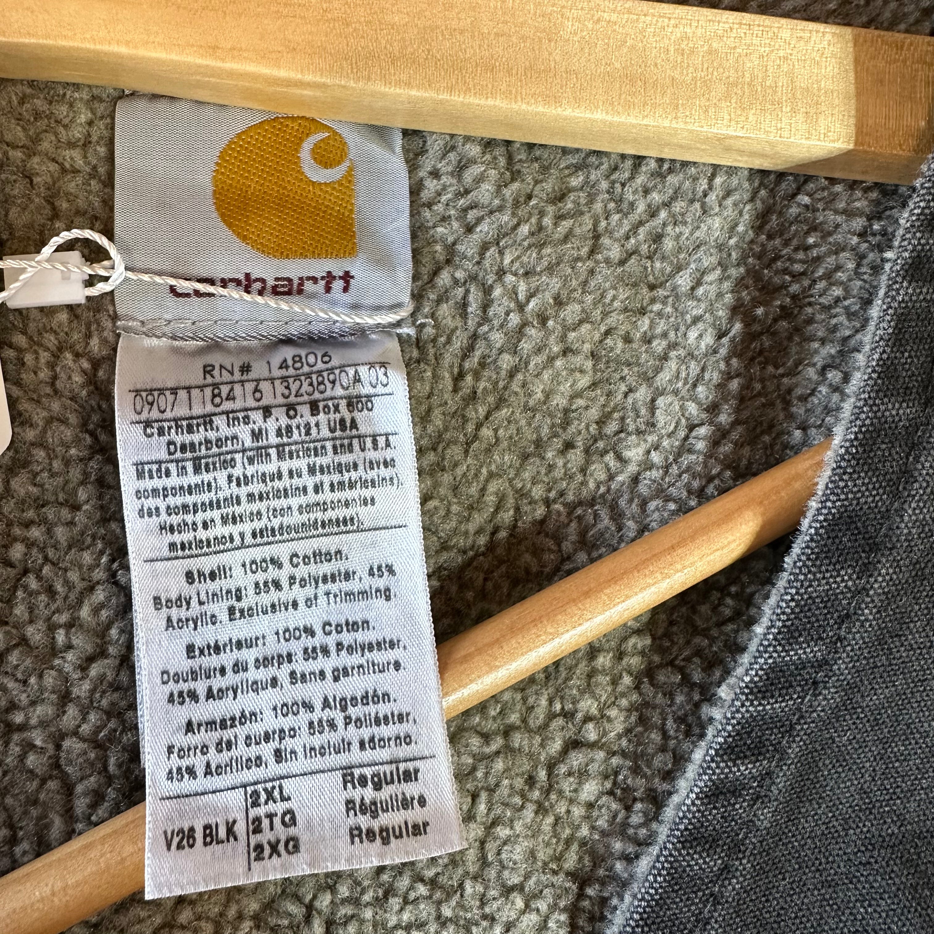 Carhartt V26 Black Vest Mens 2XL