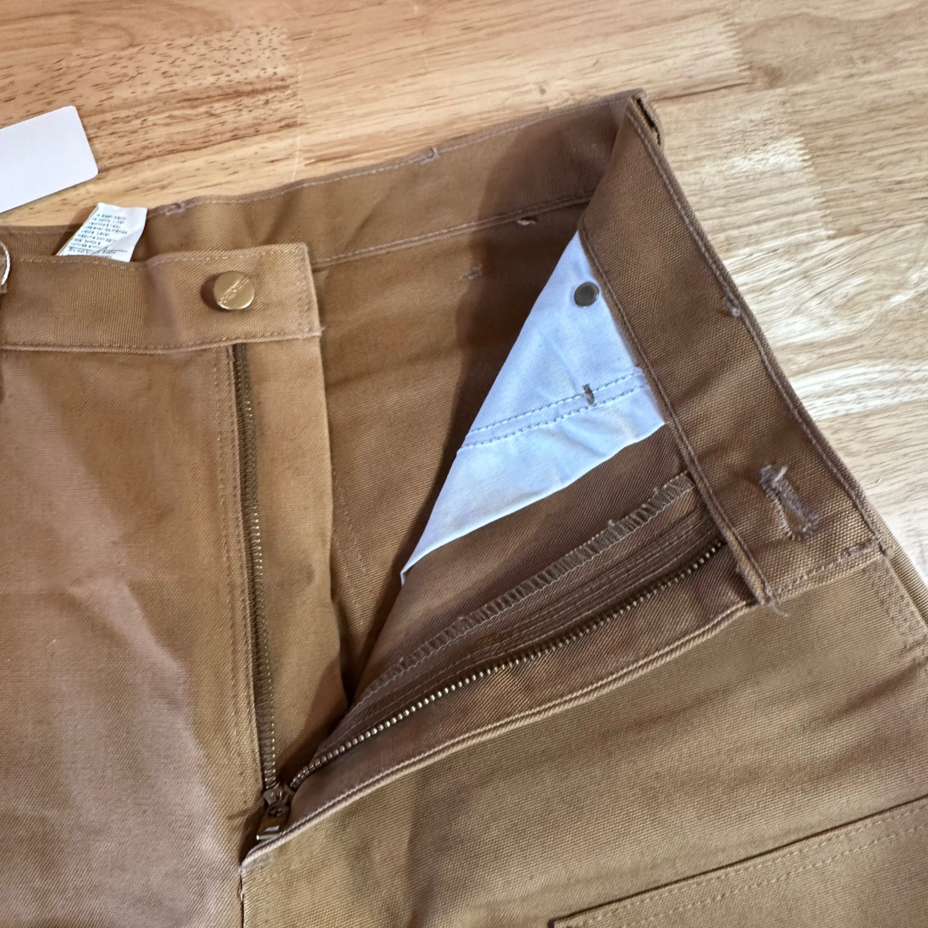 Carhartt B01 BRN Mens 32x34 Double Knee Pants