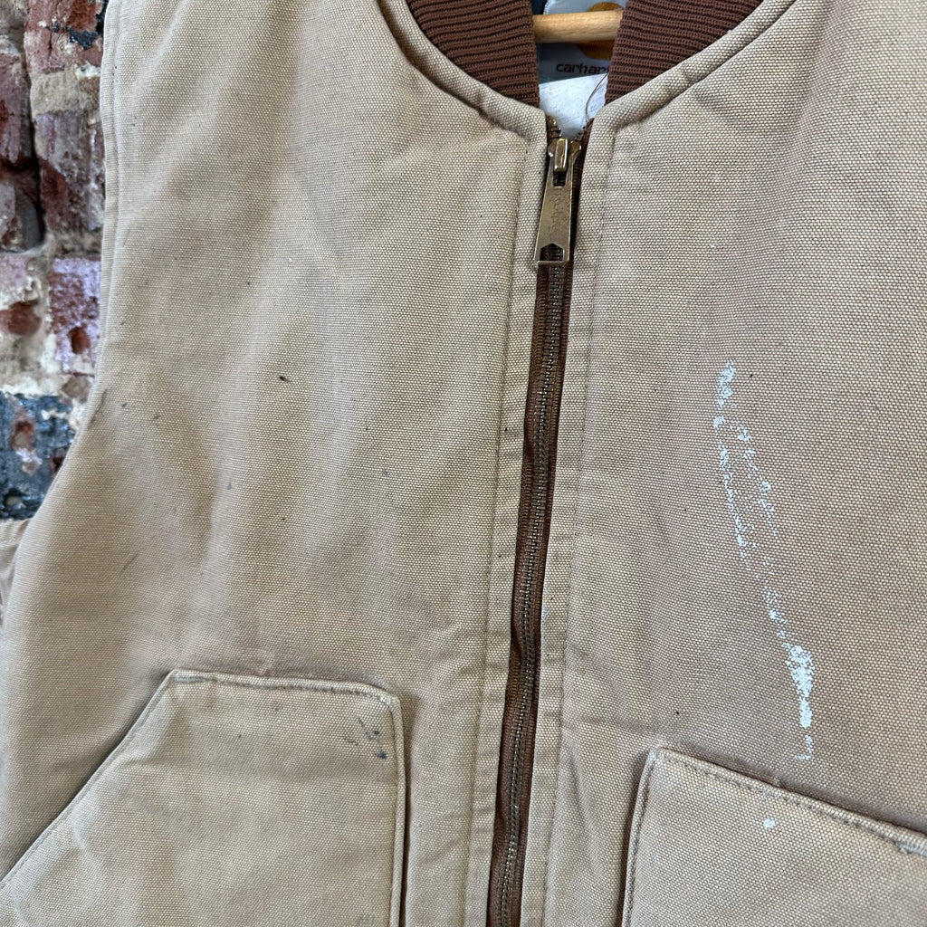 Carhartt Brown Vest Mens Large