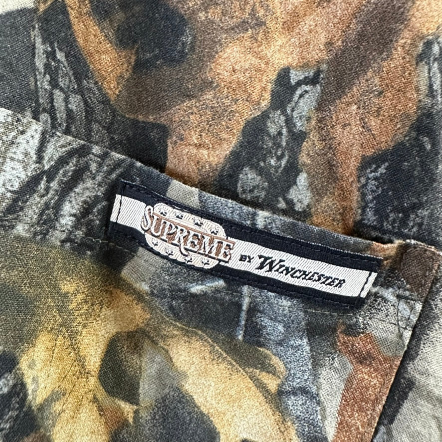 Winchester Mens Large Button Up Camo Shirt