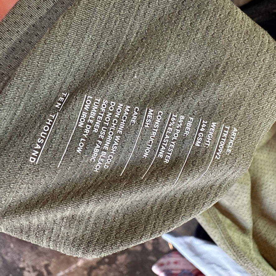 Ten Thousand Medium S/S Green T-Shirt