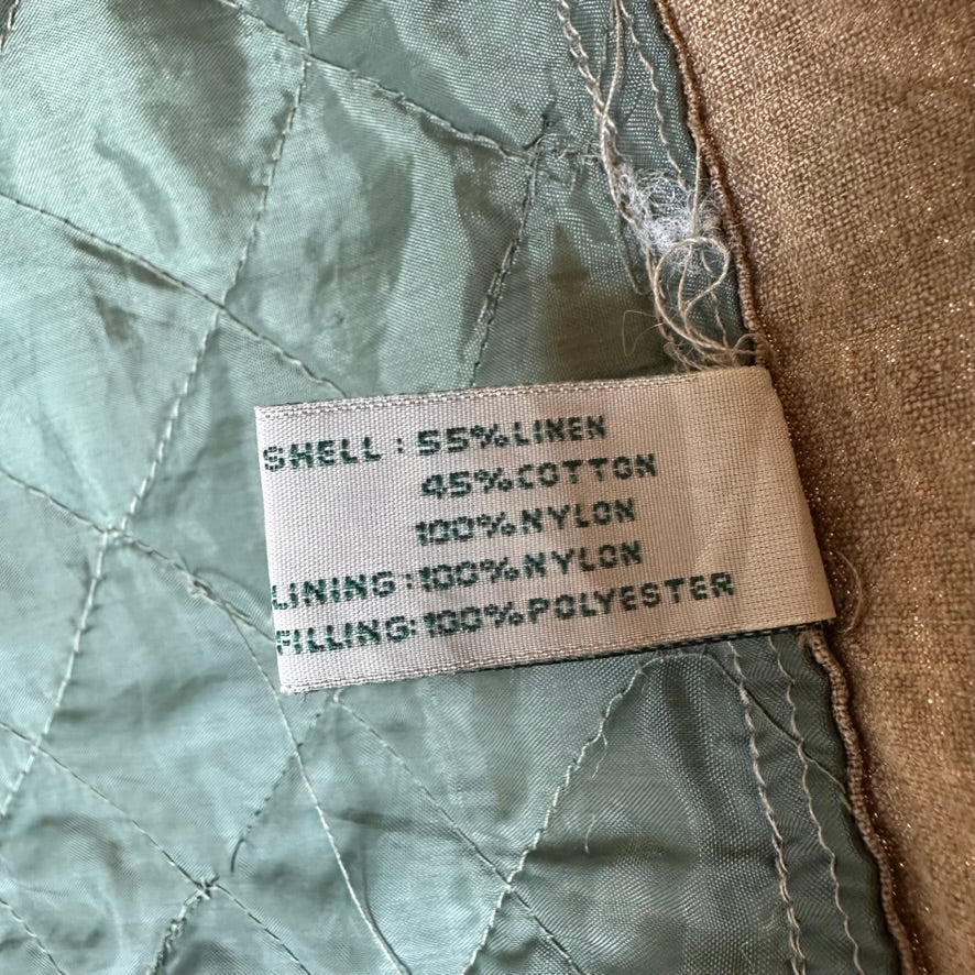 On The Brink Vest 90’s Vintage Fishing Hunting Utility Cargo Mens XL Tan