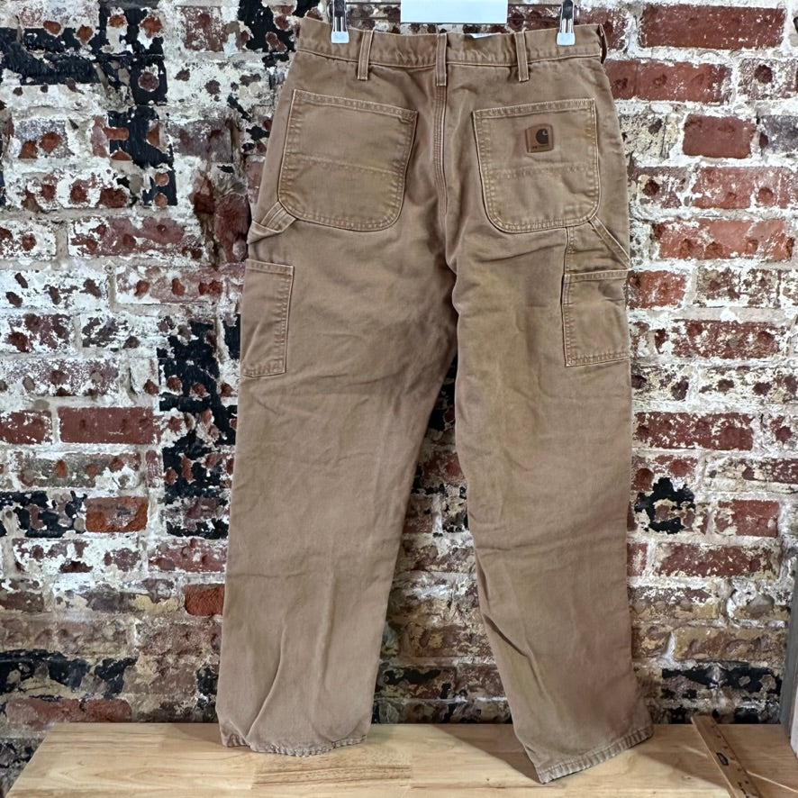 Carhartt B111 Brown Mens 32x32 Lined Pants