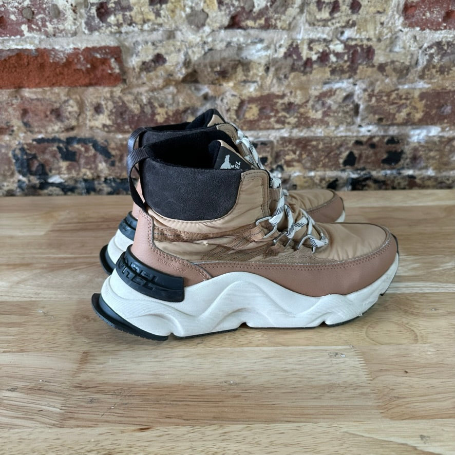 Sorel Kinetic RNEGD Sport Boots Waterproof Womens 8 Brown Tan