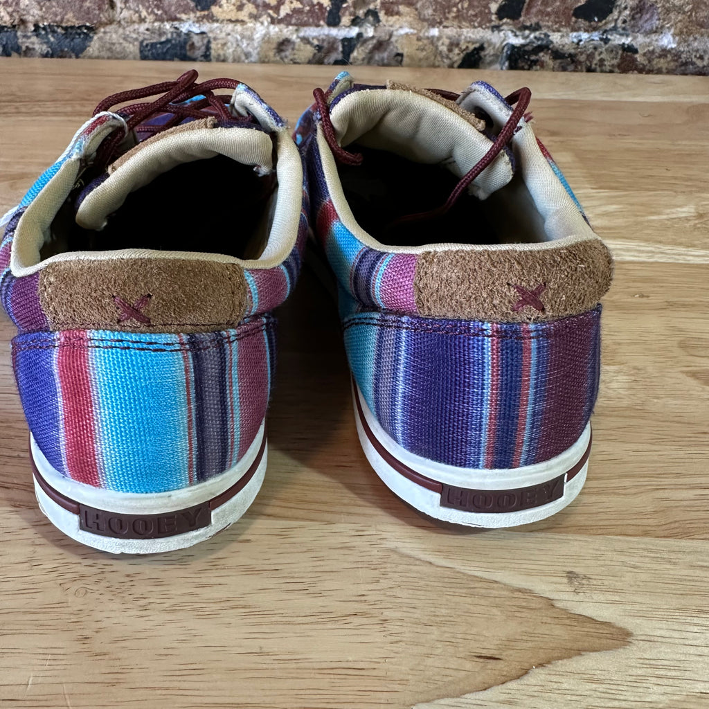 Twisted X Mens 8 M Shoes Sneakers Hooey Loper Blue Red Multi Boho Leather