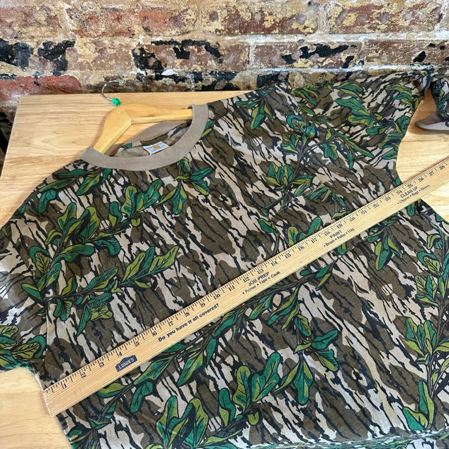 VTG Carhartt Mossy Oak Camo Men's XL L/S T-Shirt
