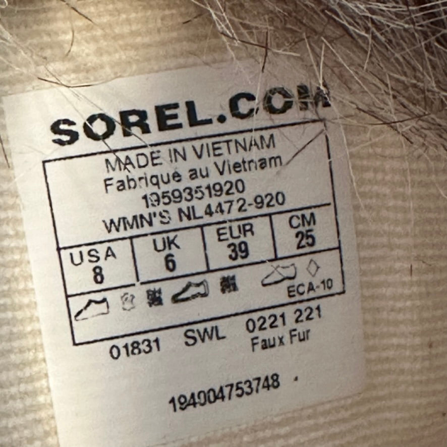 Sorel Tofino II Winter Womens Waterproof Boot Tan White Size 8