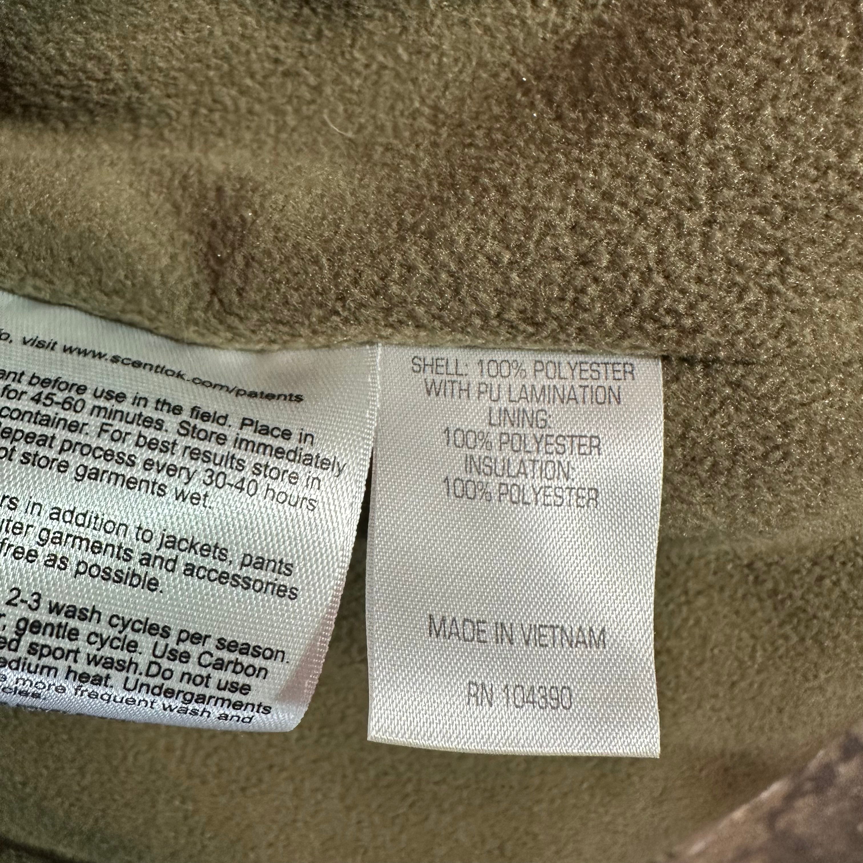ScentLok Men's 5XL Camo Jacket NEW