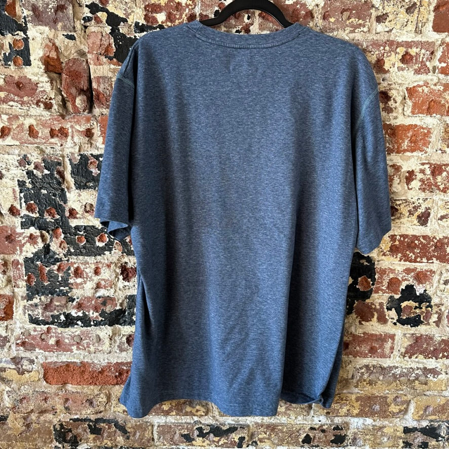 Columbia Mens 2XL Short Sleeve Blue T-Shirt