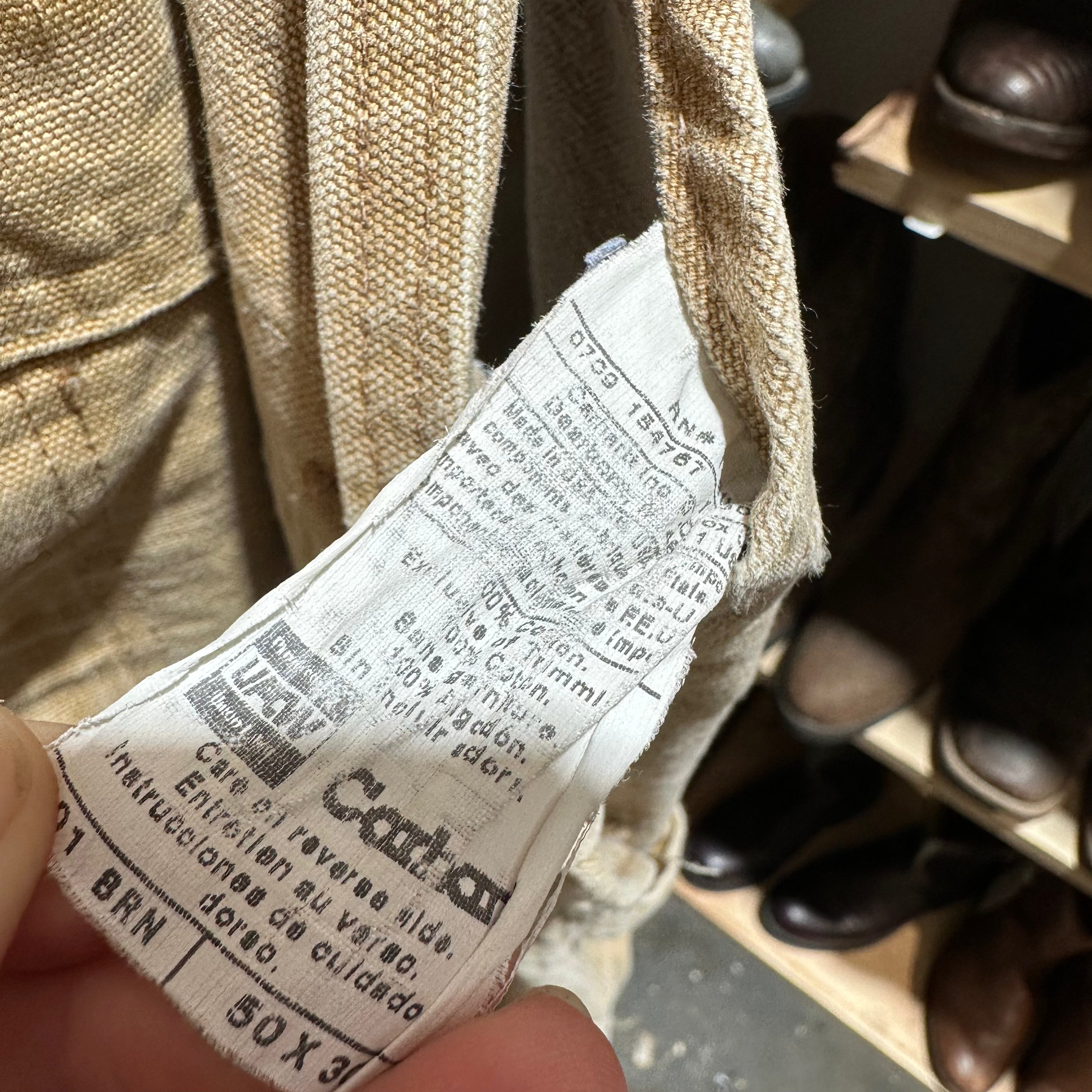 Carhartt Mens 50x30 Brown Bibs