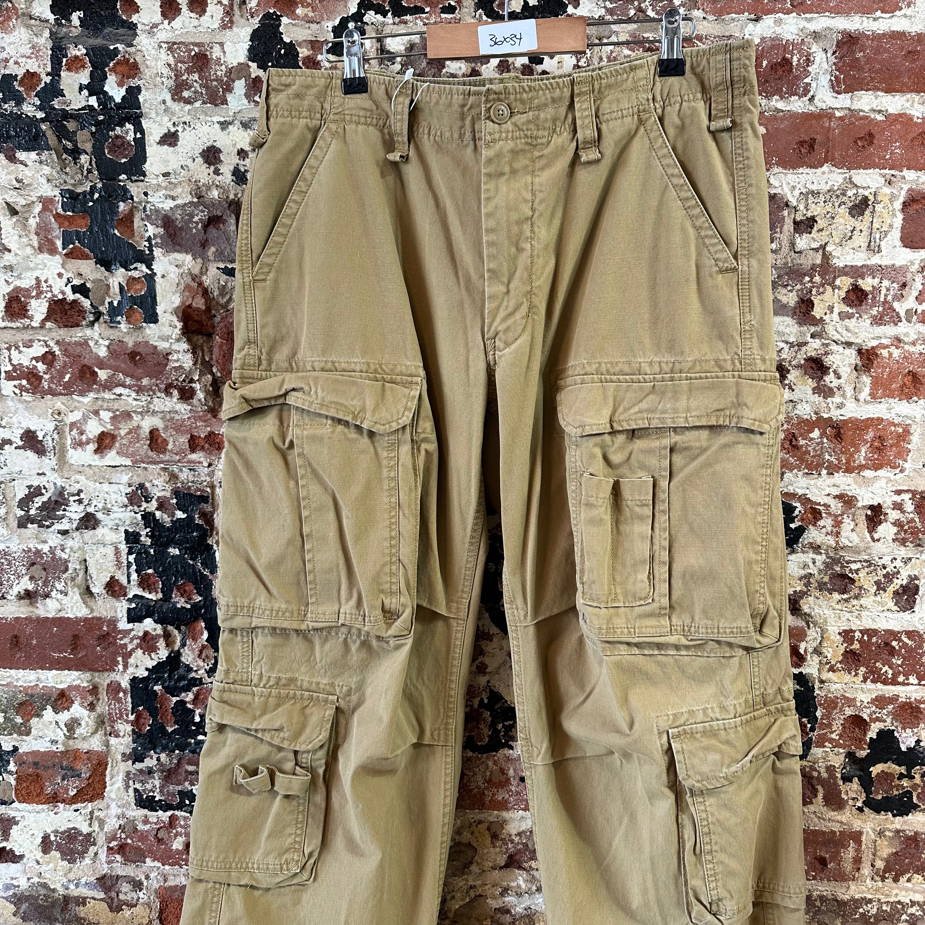 Eddie Bauer Mens 38x34 Tan Cargo Pants