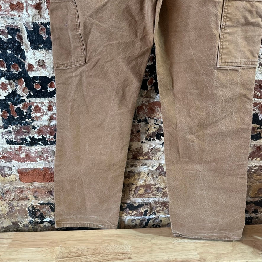Carhartt Double Knee Brown Mens 32x32 Pants