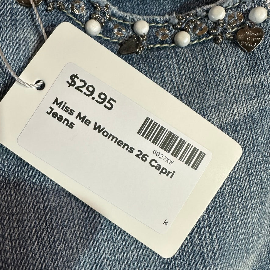 Miss Me Capri Jeans Womens 26