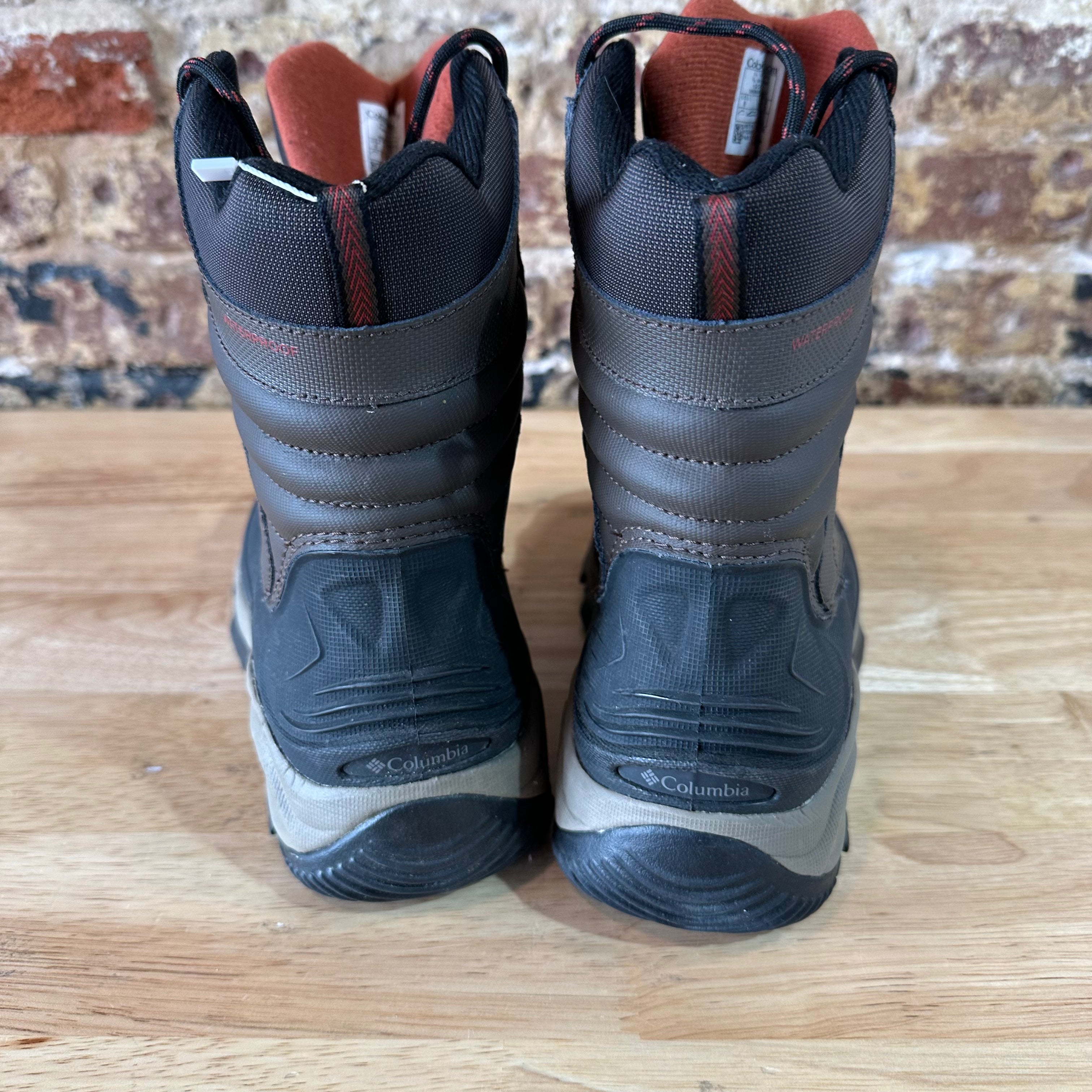 Columbia Bugaboot II Boots Mens Size 8 - Black, Brown Hiking Waterproof