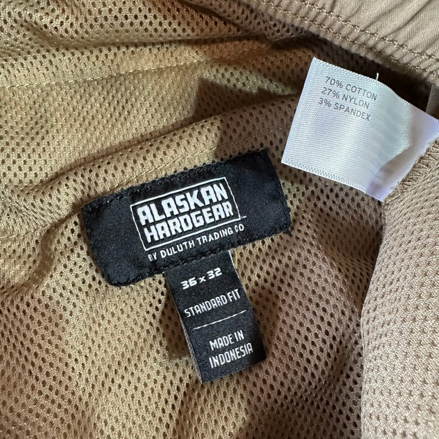 Dulluth Alaskan hardware Tan Pants Mens 36x32