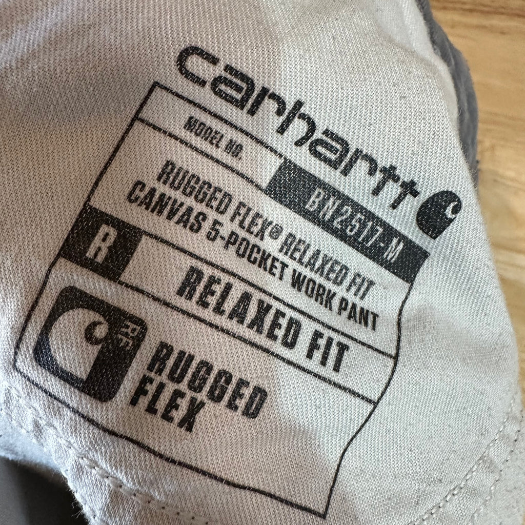 Carhartt Mens 38x34 Gray Pants