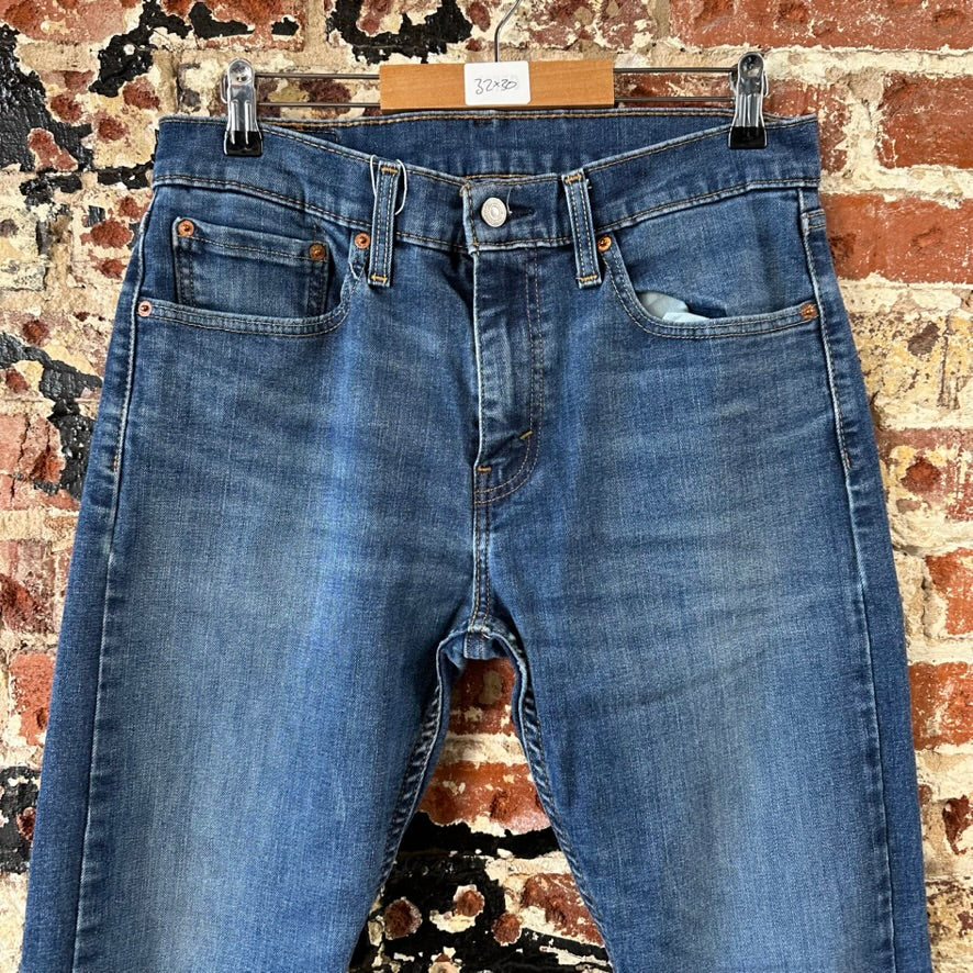 Levi's Tapered Leg Blue Jeans Mens Size 34x34 Levis