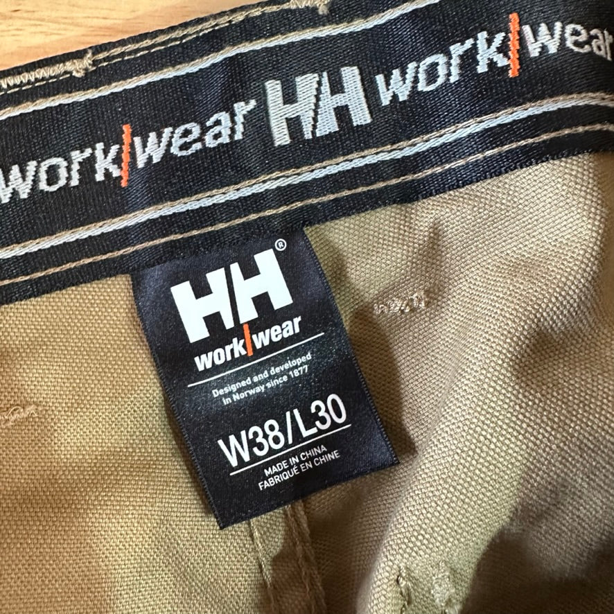 Helly Hanson Mens 38x28 Tan Utility Pants