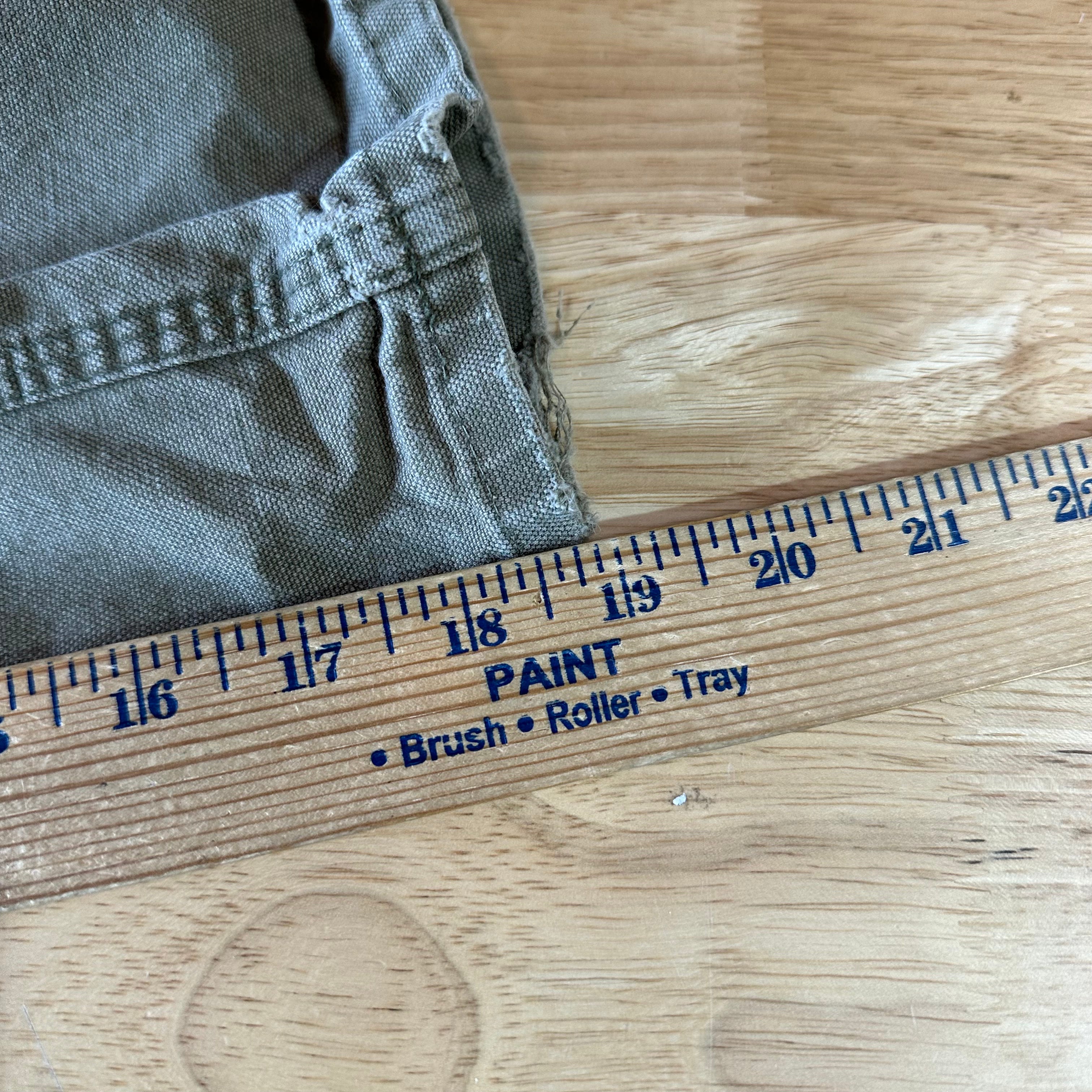 Carhartt Boys Size 6 Carpenter Pants Green 21x19"