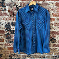 Wrangler Men's Large Blue Western Shirt