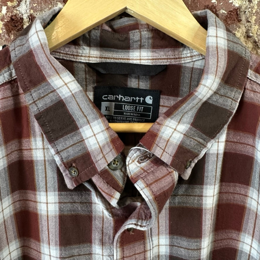 Carhartt Mens XL Long Sleeve Button Up