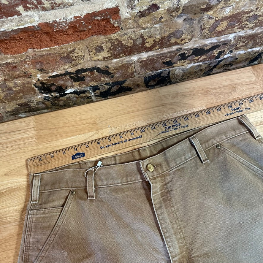 Carhartt B01 BRN Mens 38x32 Double Knee Pants