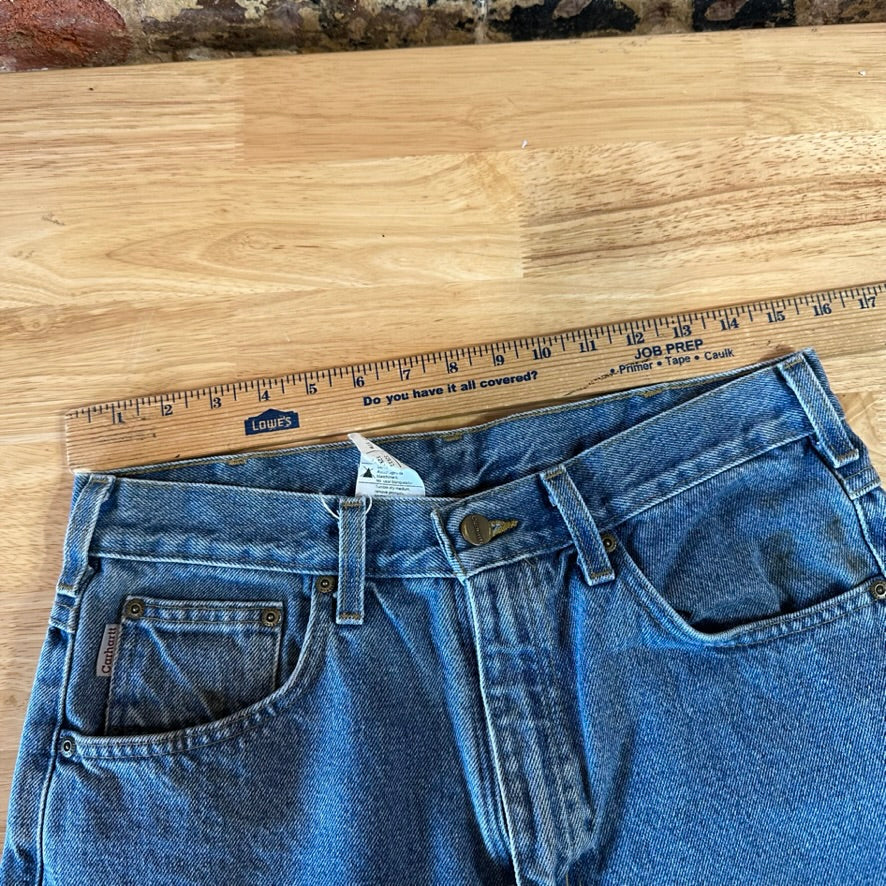 Carhartt B17 Mens 32x32 Blue Jeans