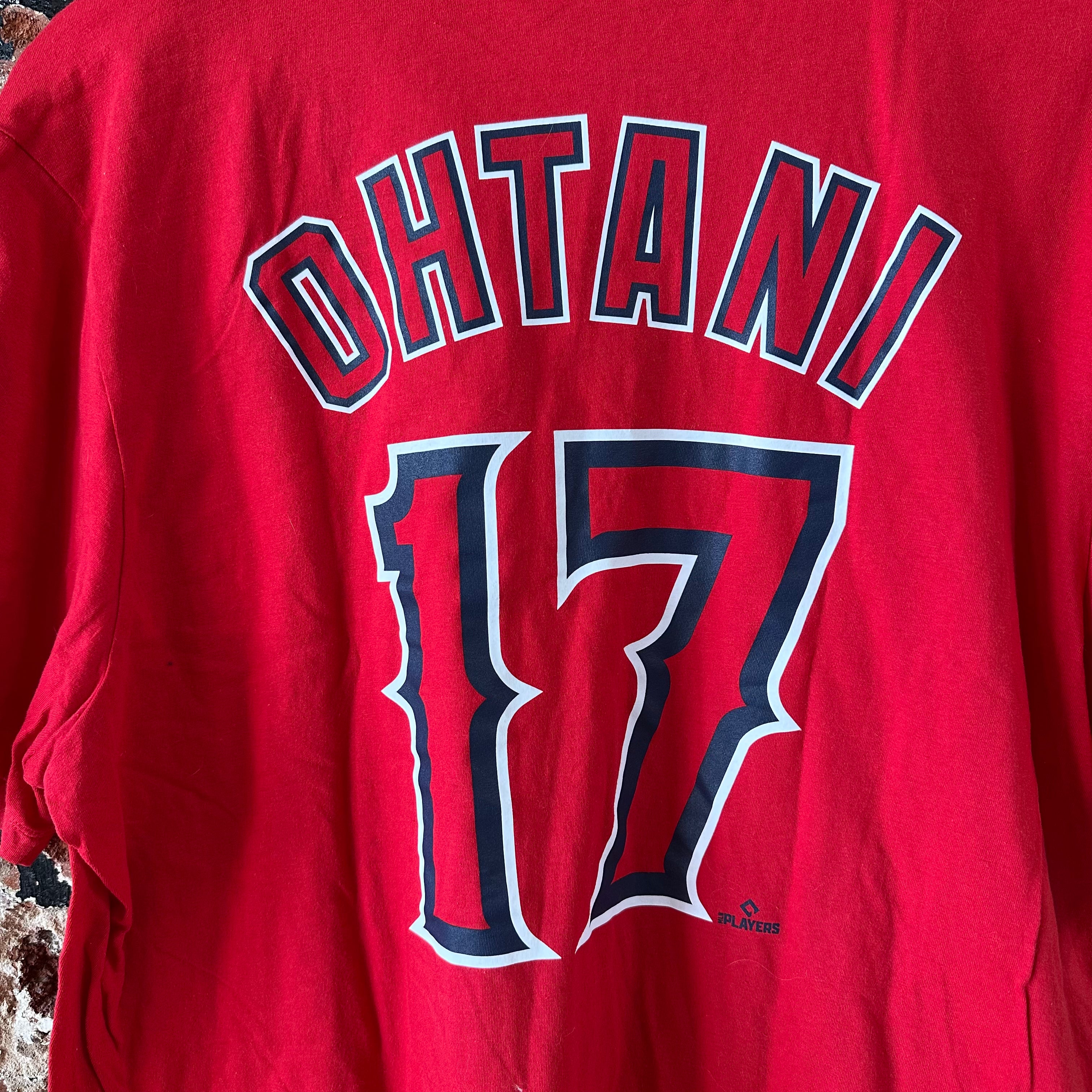 Nike Shohei Ohtani Los Angeles Angels T-Shirt Home Shirt Red Men’s Size XL NWT