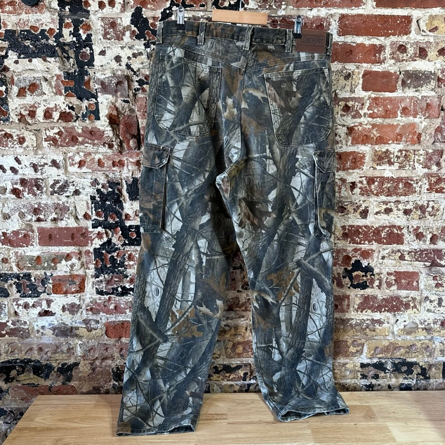 Wrangler Pro Gear Cargo Pants Camo Realtree Camouflage 38x34"