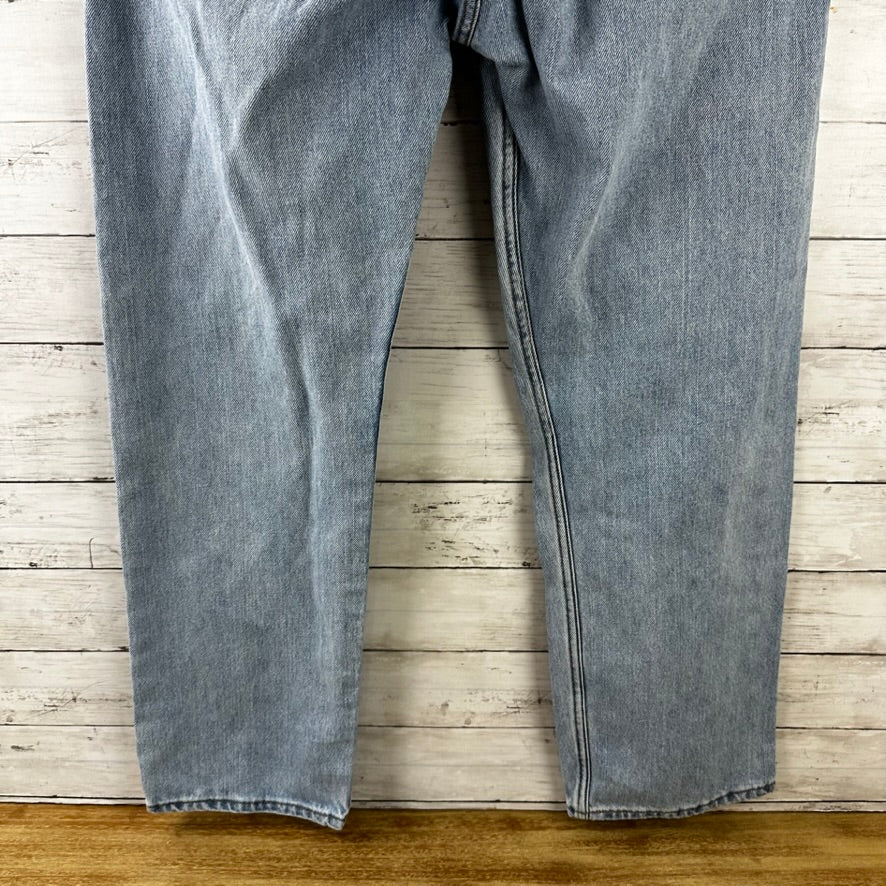 Levis 505 Jeans Mens 38x32 Regular Zip fly (measures 37x30) Blue denim Levi's
