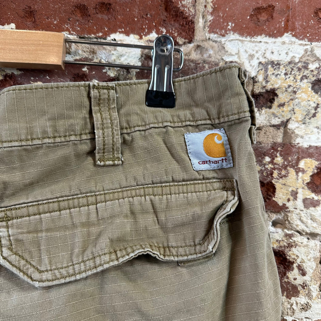 Carhartt Cargo Tan Shorts Mens 38