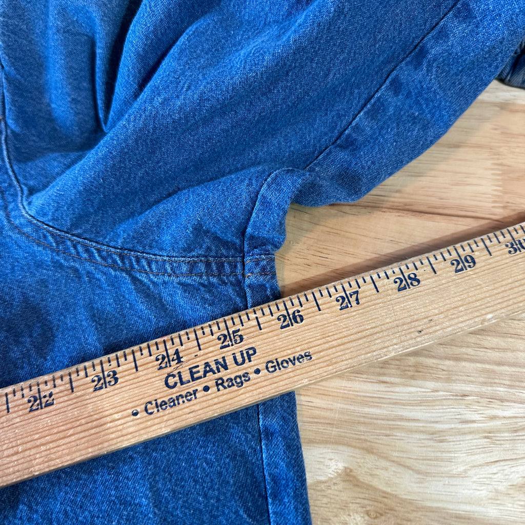 Wrangler Men's 17.5x36 Blue Western Shirt