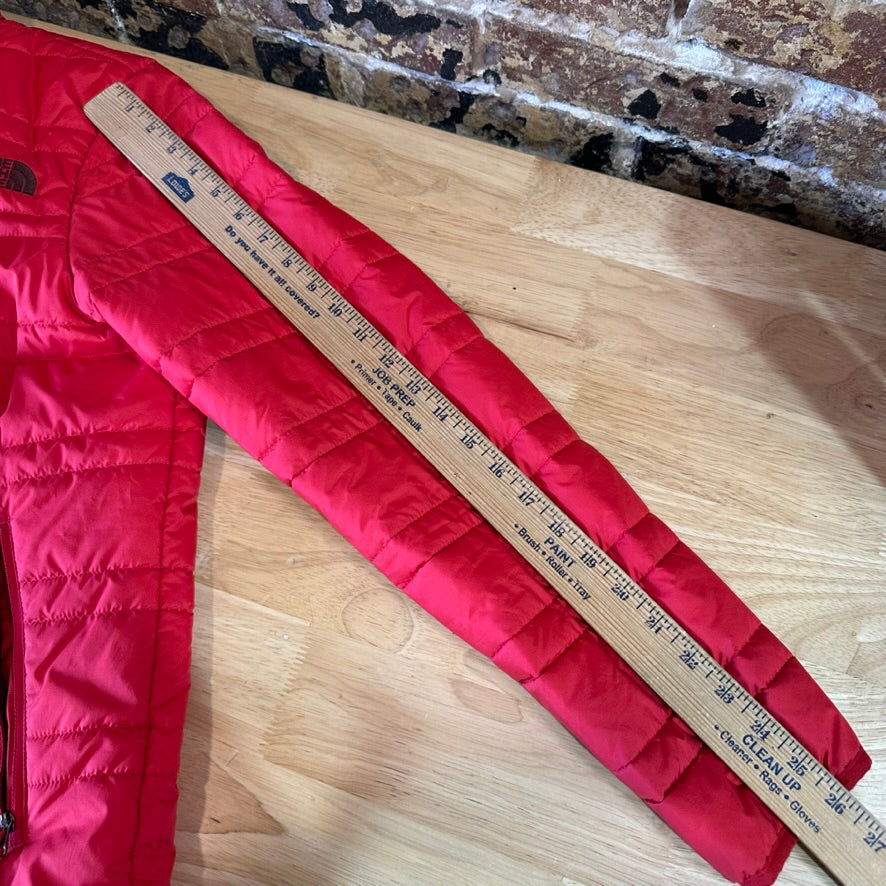 North Face Red Puffer Jacket Mens Small