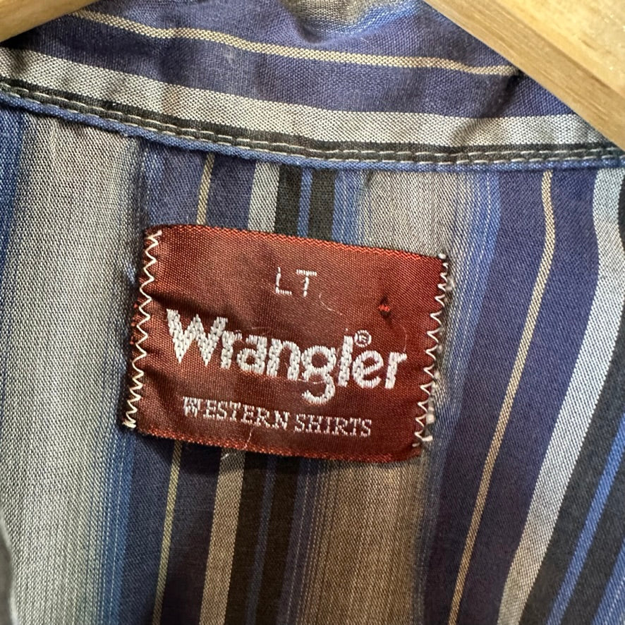 Wrangler Mens Large Tall Button Up