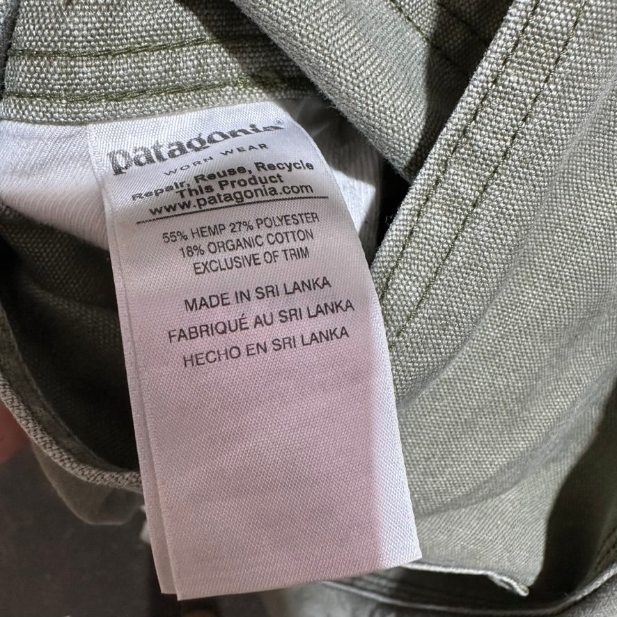 Patagonia Womens Small Green Overalls