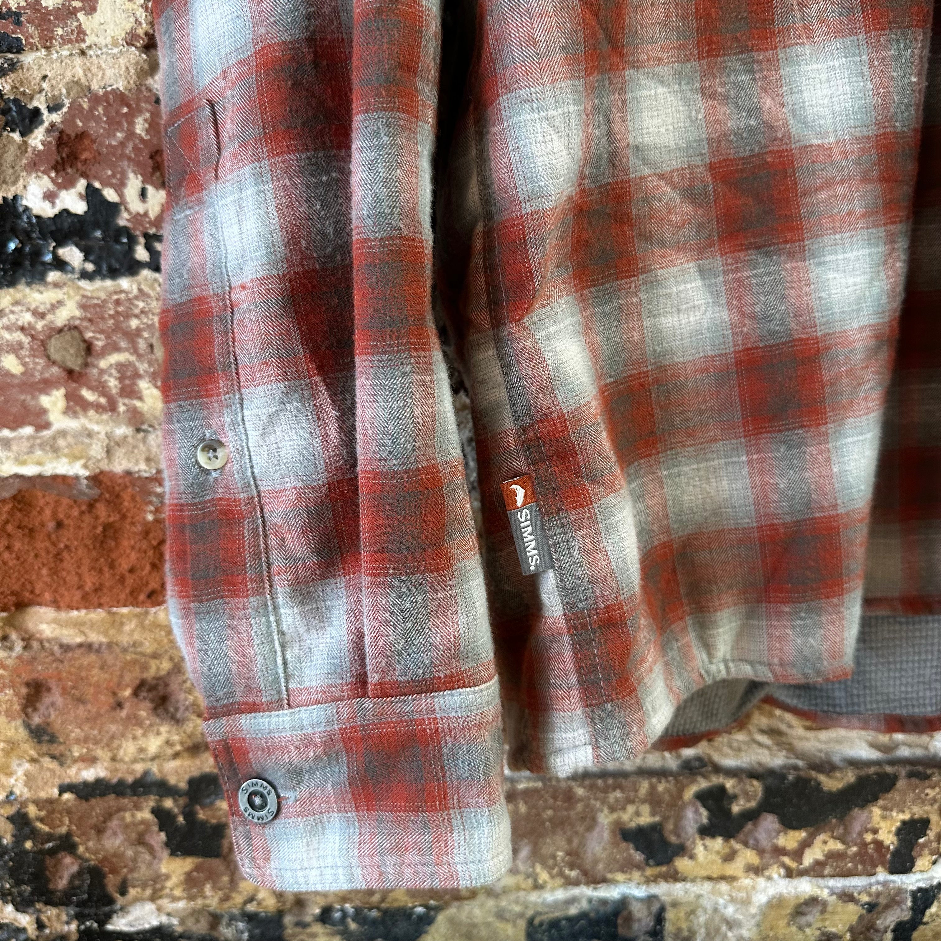 Simms Mens Large Red Shacket