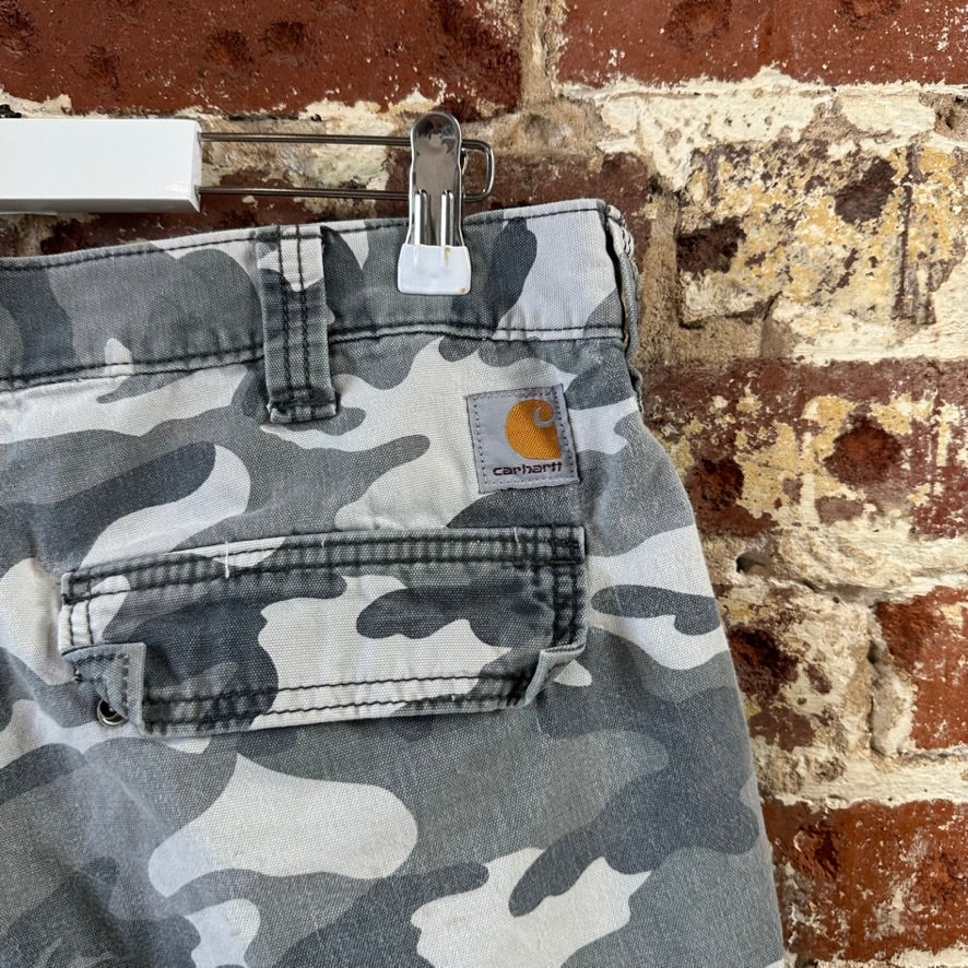 Carhartt Camo Mens 34 Cargo Shorts