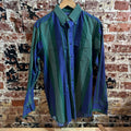 VTG Panhandle Men's Large Green Western Shirt