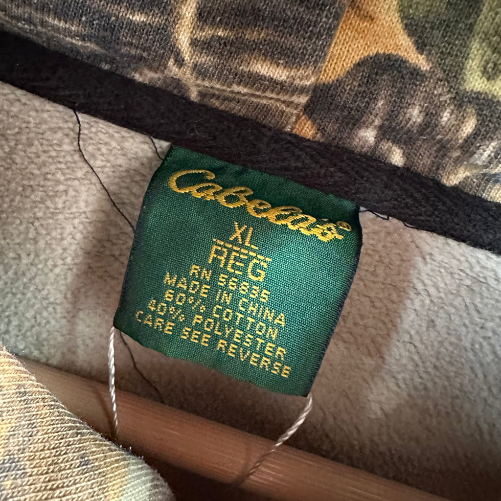 Cabelas Camo Hoodie Boys XL Seclusion 3D Hooded Sweatshirt Hunting